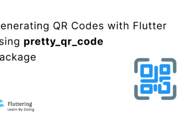Generating QR Codes with Flutter using pretty_qr_code Package